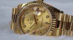 High Quality Replica Rolex Daydate II watch Gold Face 41mm - Noob Upgraded